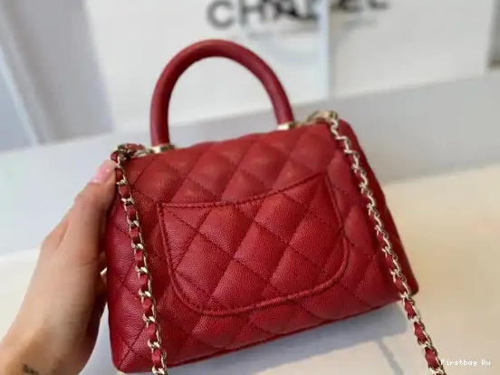 Firstbag Ru FLAP MINI WITH BAG CHANEL HANDLE TOP 0612